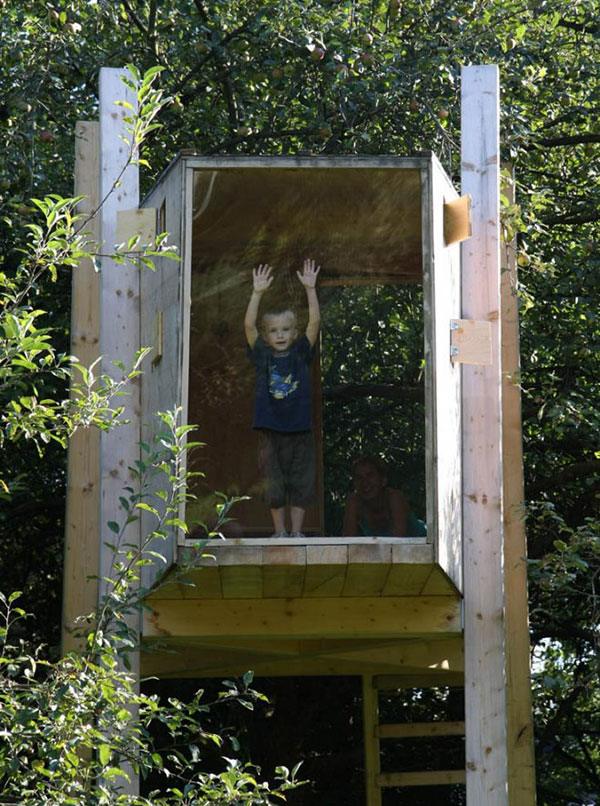 เหมาะให้เด็กเล่นFree Standing Tree House: how to build pictures