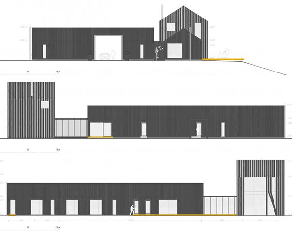 Compound Style House Plan in Latvia