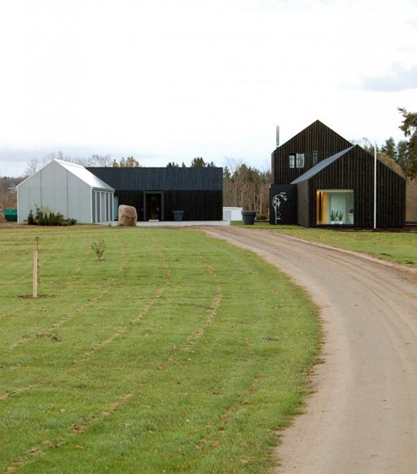 Compound Style House Plan in Latvia