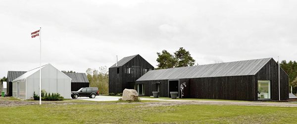 Compound Style House Plan in Latvia