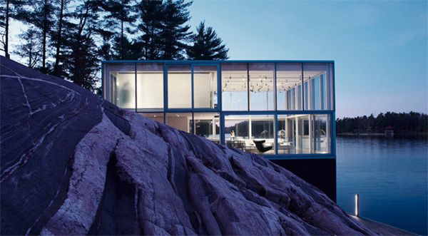Glass Cube House &ndash; Canadian Lakehouse