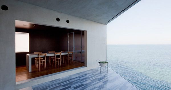 เหมือนตู้โชว์ริมทะเลRiverfront Cottage – Contemporary Vacation House