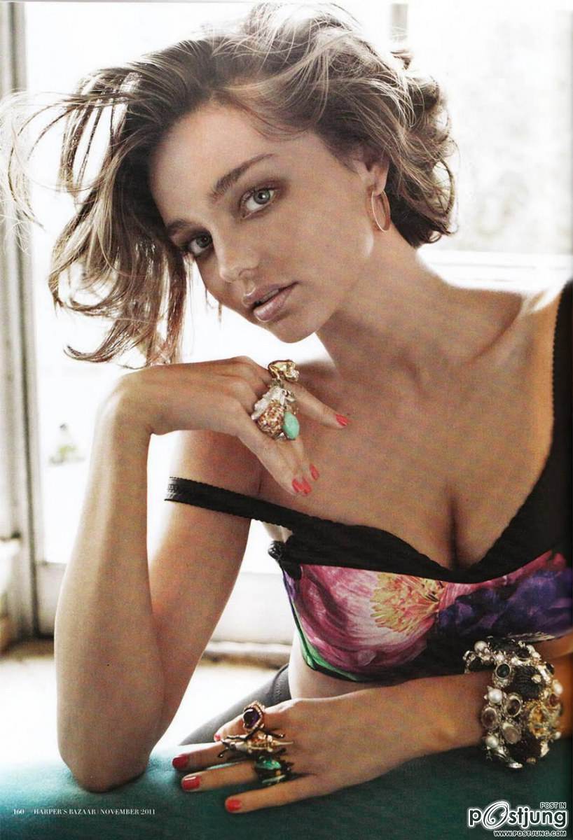 Miranda Kerr @ Harper&rsquo;s Bazaar Australia November 2011
