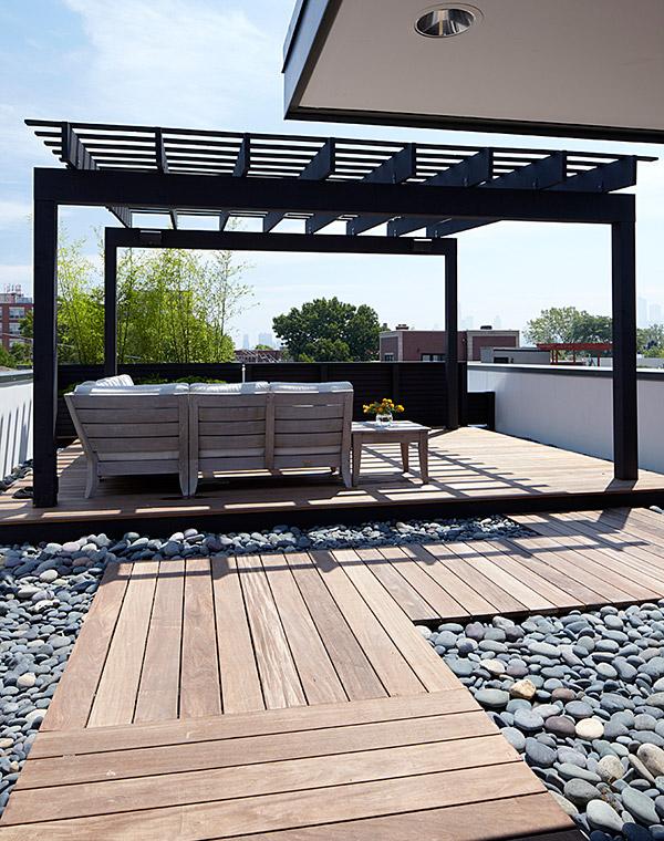 โล่งสบายดีจังChicago Modern House Design - amazing rooftop patio