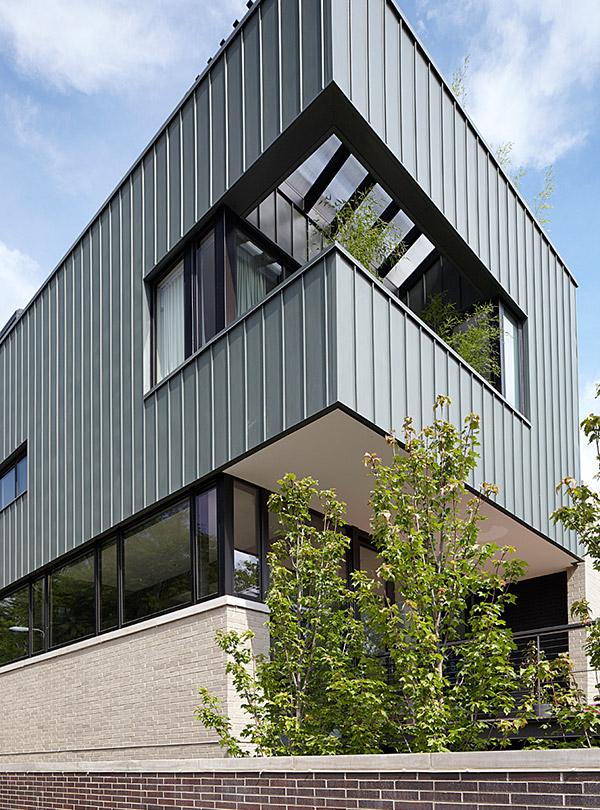 โล่งสบายดีจังChicago Modern House Design - amazing rooftop patio