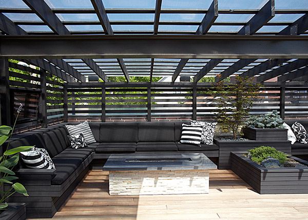 โล่งสบายดีจังChicago Modern House Design - amazing rooftop patio