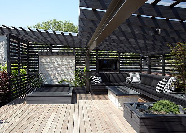 โล่งสบายดีจังChicago Modern House Design - amazing rooftop patio
