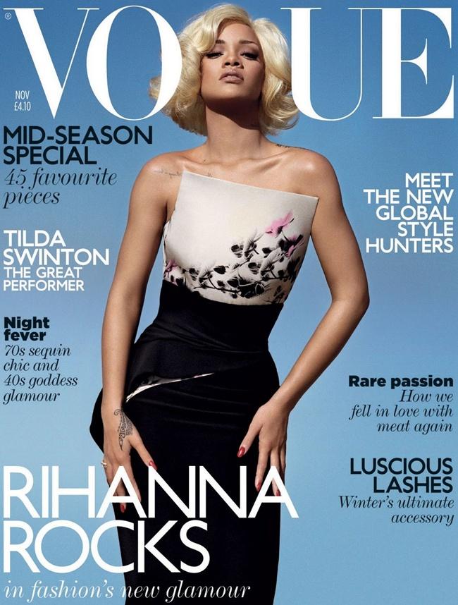 Rihanna @ Vogue UK November 2011
