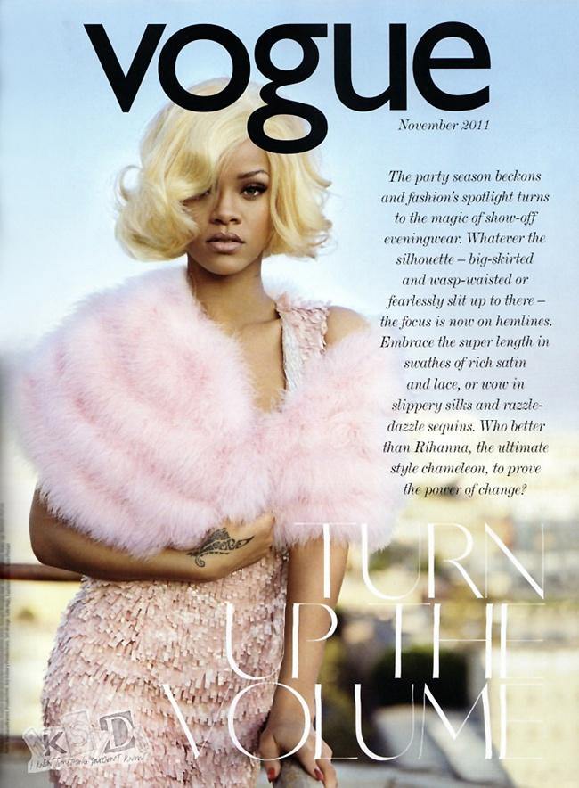 Rihanna @ Vogue UK November 2011