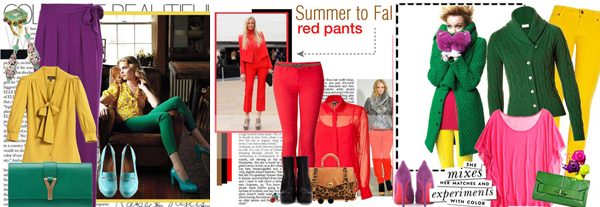 แฟชั่น เปรี้ยวจี๊ดจ๊าดกับกางเกงสีสด