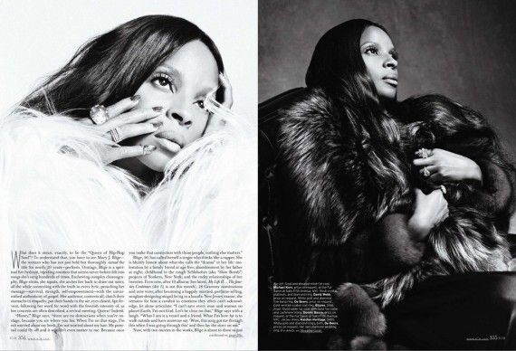 Mary J Blige ในนิตยสาร Elle Magazine!