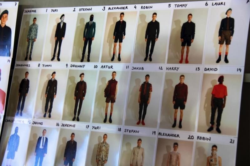 Qasimi Spring/Summer 2012 backstage