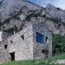 Rustic Mountain Architecture in Swiss Alps