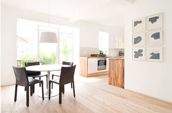 ชอบบันไดGerman Timber Home Gets a Modern Makeover