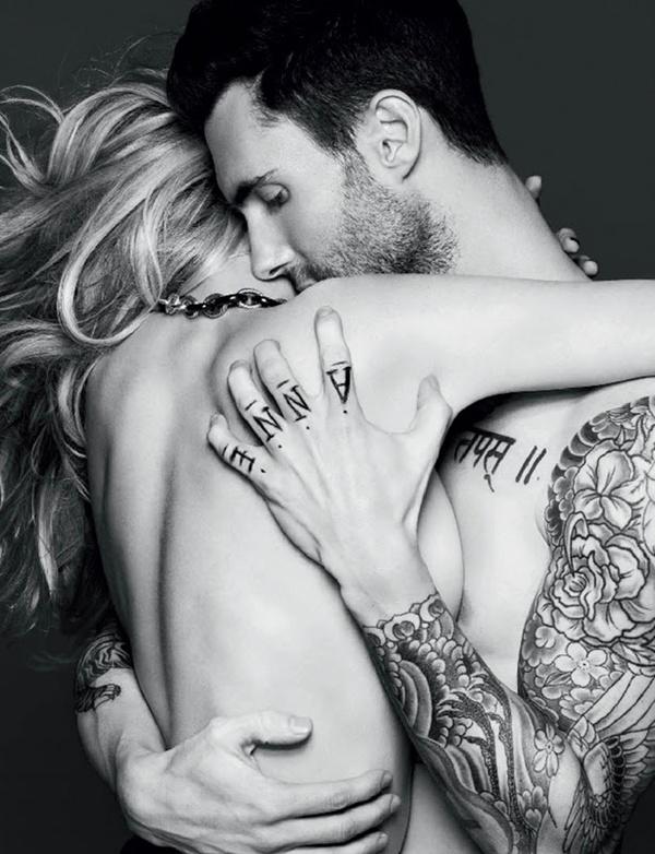 Adam Levine & Anne Vyalitsyna @ VOGUE RUSSIA NOVEMBER 2011