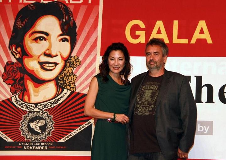 Michelle Yeoh & Luc Besson Promotes  &ldquo;The Lady&rdquo; @ Busan Film Festival