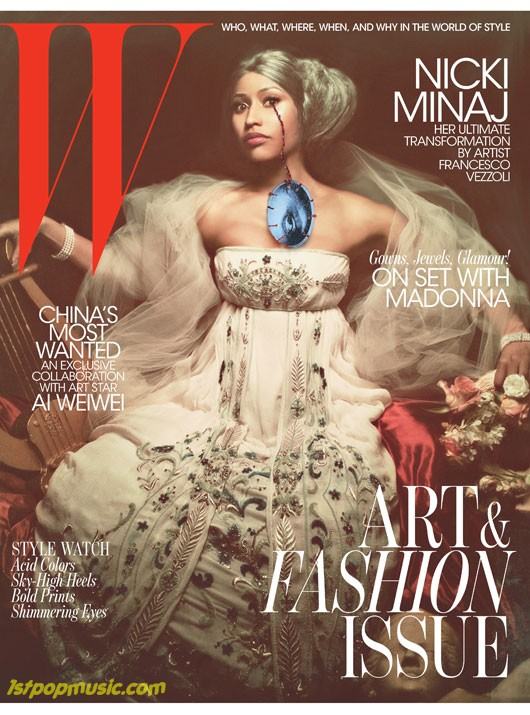 Art & Fashion กับ Nicki Minaj บนปก W magazine ฉบับล่าสุด!!!