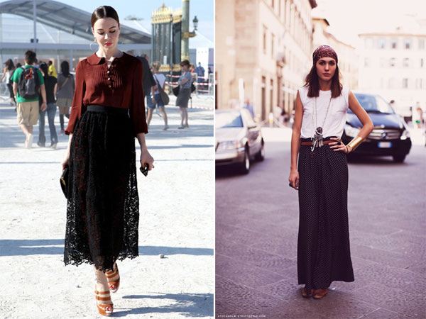 กระโปรงยาวแฟชั่น สวยๆ เก๋ๆ