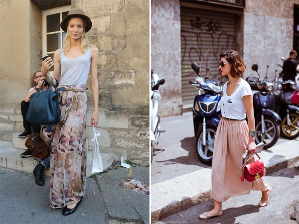 กระโปรงยาวแฟชั่น สวยๆ เก๋ๆ