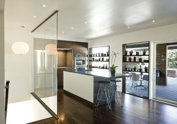 Utah Modern Homes for Sale - dark walnut makes it!