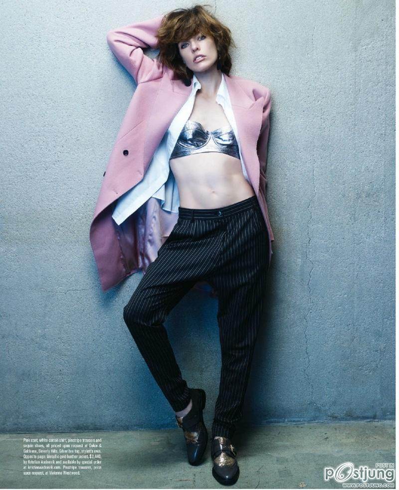 Milla Jovovich @ Angeleno Magazine October 2011