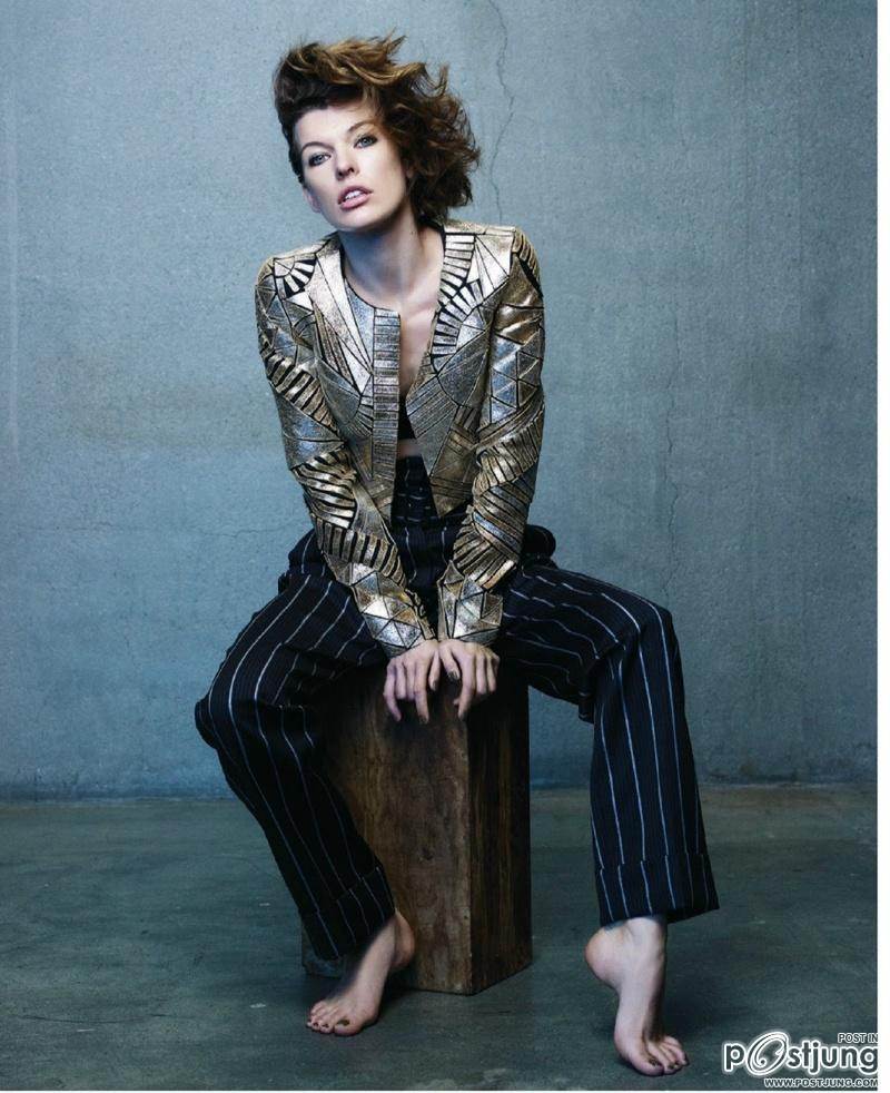 Milla Jovovich @ Angeleno Magazine October 2011