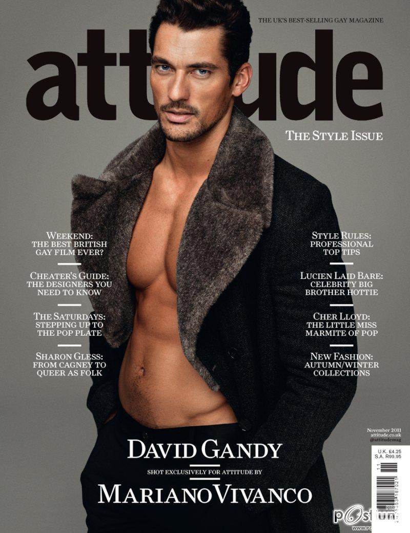 David Gandy @ Attitude Magazine UK November 2011