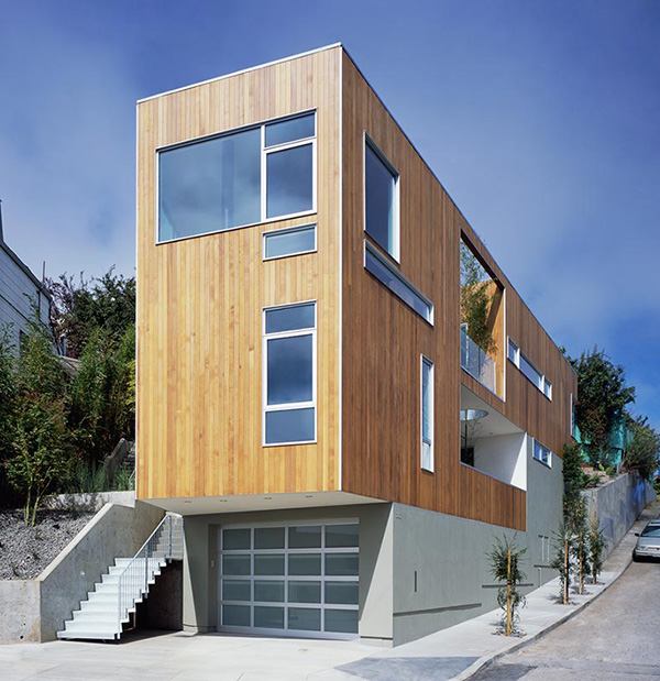 Narrow Home Designs - slim, tall and eco-friendly in San Francisco