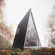 ดูเหมือนโลกอนาคตเลยอ่ะVacation House Plans – A-Frame