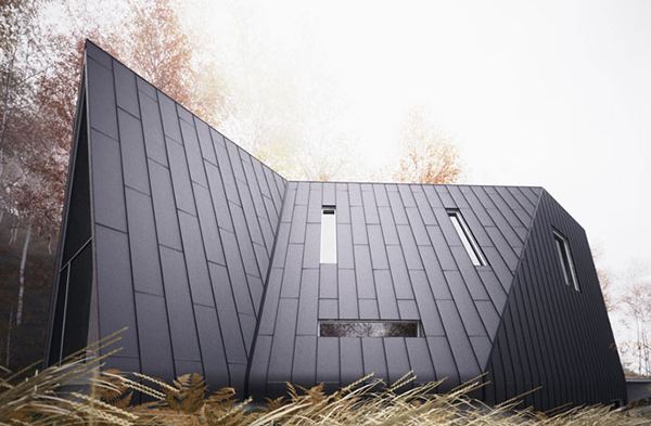 ดูเหมือนโลกอนาคตเลยอ่ะVacation House Plans – A-Frame