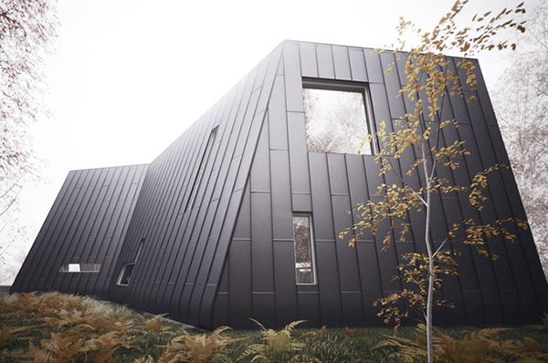 ดูเหมือนโลกอนาคตเลยอ่ะVacation House Plans – A-Frame