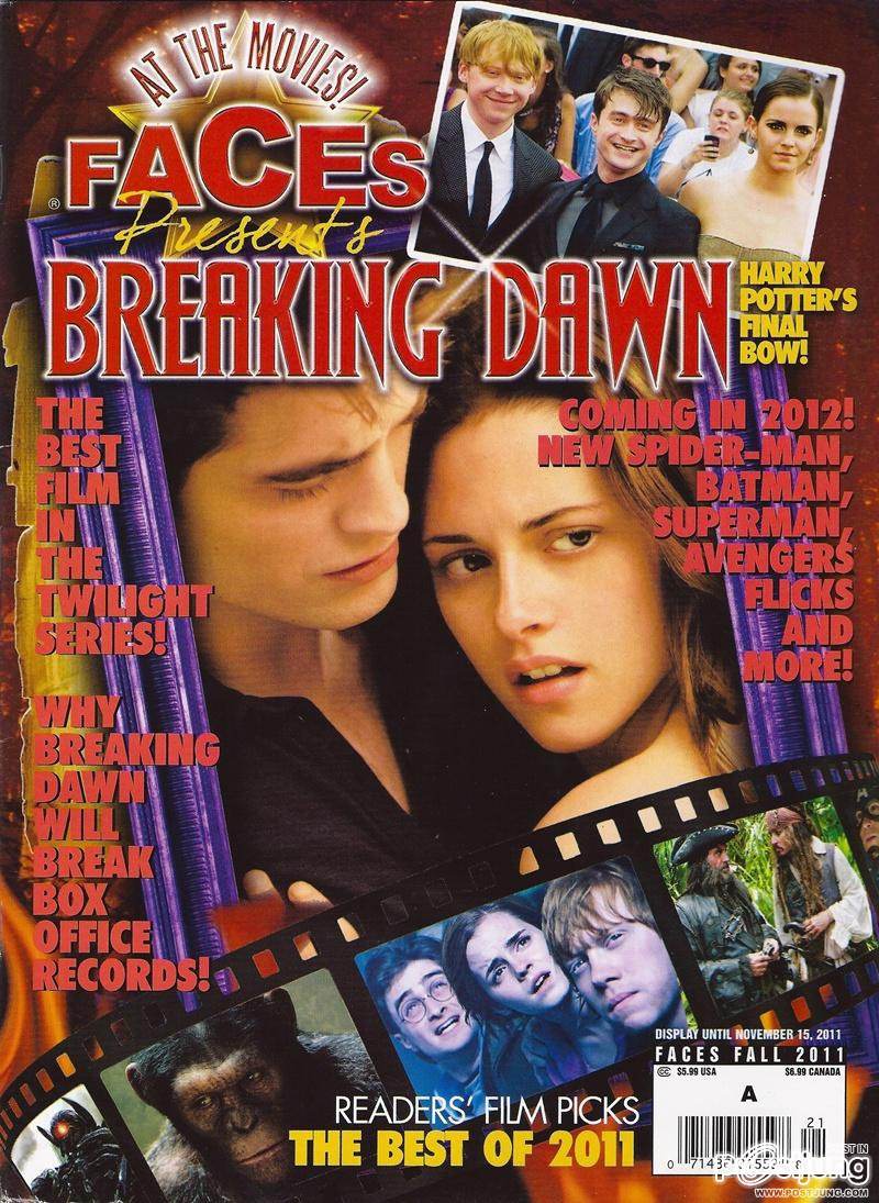 Scans of 'Breaking Dawn' @ Faces Magazine Fall 2011