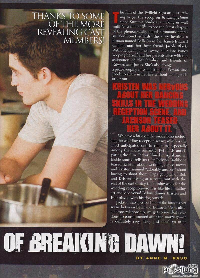 Scans of 'Breaking Dawn' @ Faces Magazine Fall 2011