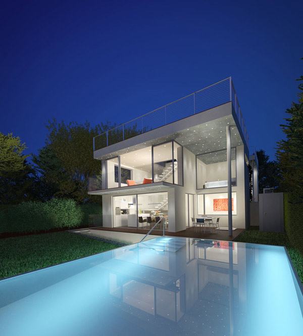 Three Story House Plans by Architekt DI Johann Lettner