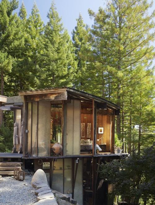 เท่่ดี Wood Radius House by Dwyer Design