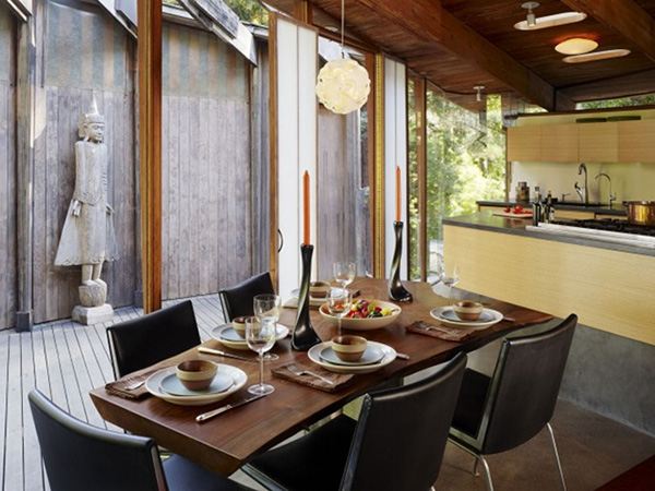 เท่่ดี Wood Radius House by Dwyer Design