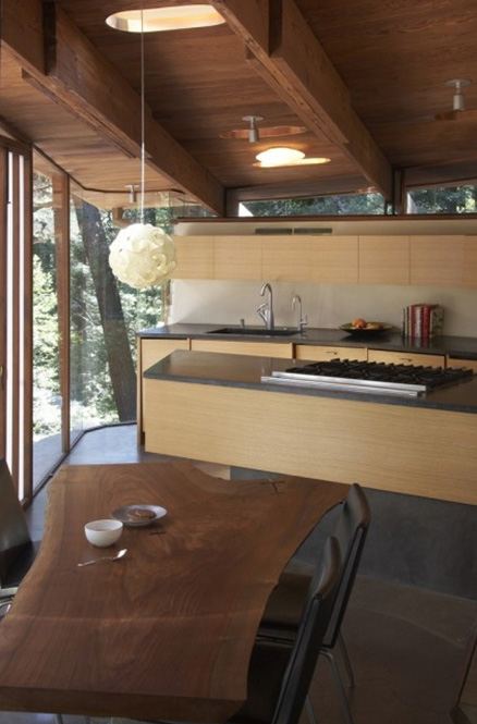 เท่่ดี Wood Radius House by Dwyer Design