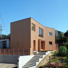 House with Wood Exteriors and Interiors in Japan