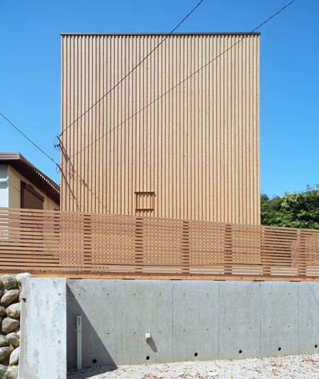 House with Wood Exteriors and Interiors in Japan