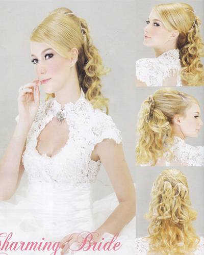 หลากหลายไอเดีย การแต่งทรงผมเจ้าสาว