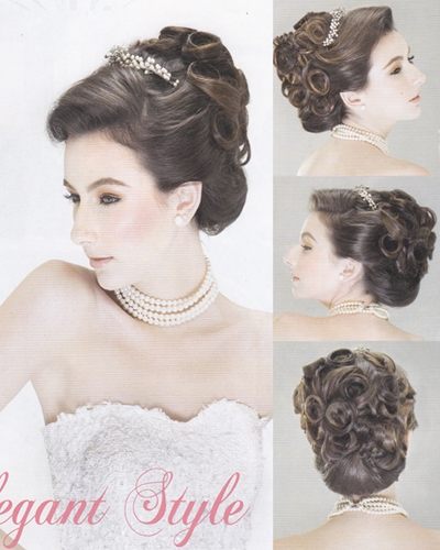 หลากหลายไอเดีย การแต่งทรงผมเจ้าสาว