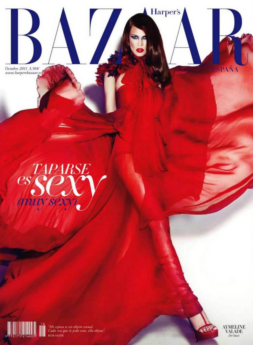 Aymeline Valade @  Harper&rsquo;s Bazaar Spain October 2011