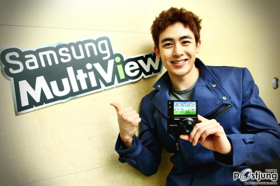 Exclusive Shots of Nichkhun and Samsung Multiview