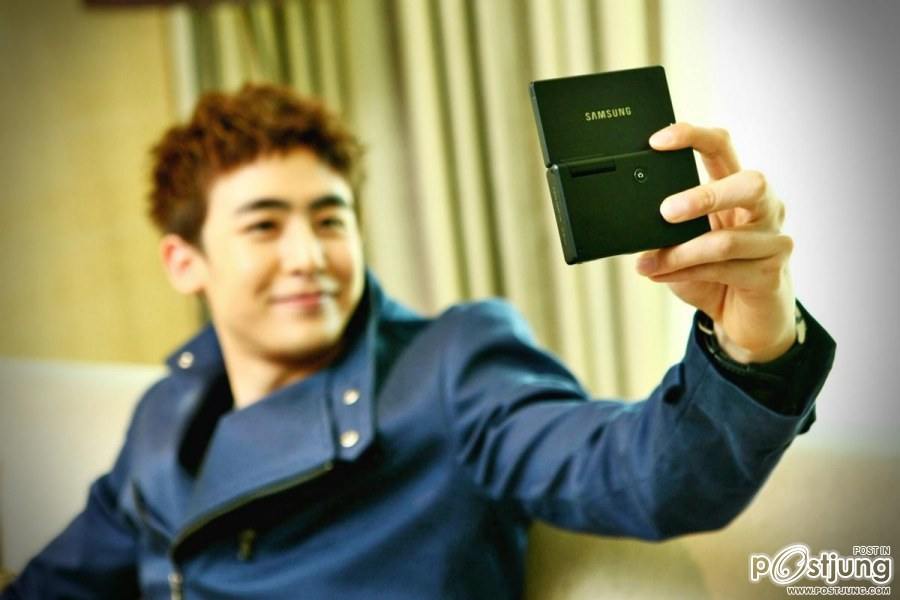 Exclusive Shots of Nichkhun and Samsung Multiview
