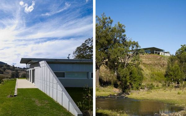 เหมือนร้านอาหารหรือโรงรถมากกว่าบ้านFarmhouse Design Ideas - Bluff Farm House