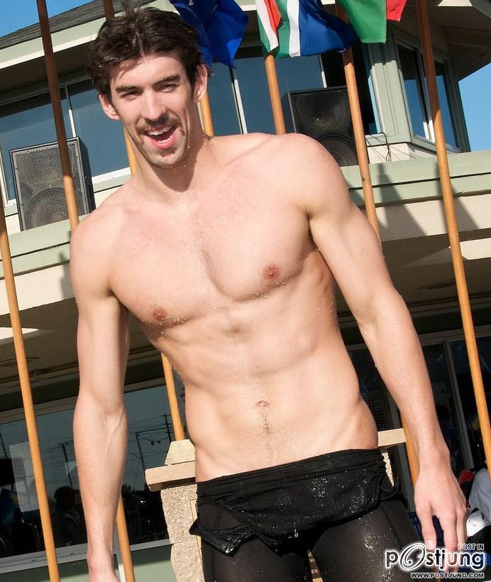Michael-phelps นักว่ายน้ำซี๊สสสน้ำกระจาย