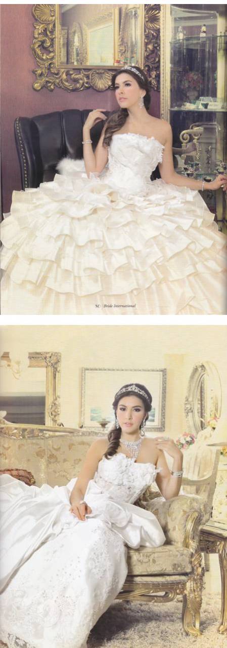 อ่อนหวานปนเซ็กซี่ด้วย...ชุดแต่งงานลายลูกไม้