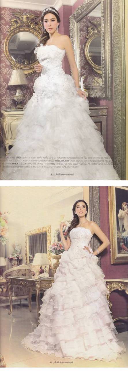 อ่อนหวานปนเซ็กซี่ด้วย...ชุดแต่งงานลายลูกไม้