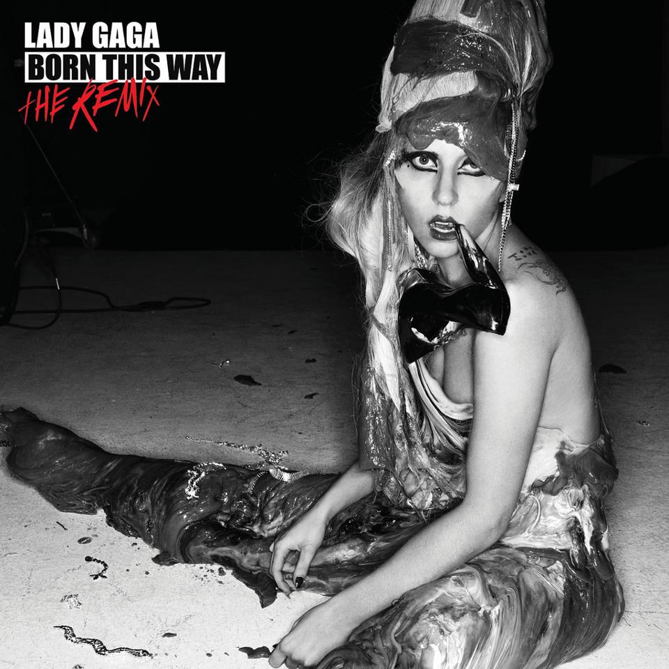 Lady Gaga ภาพหน้าปก Born This Way The Remix