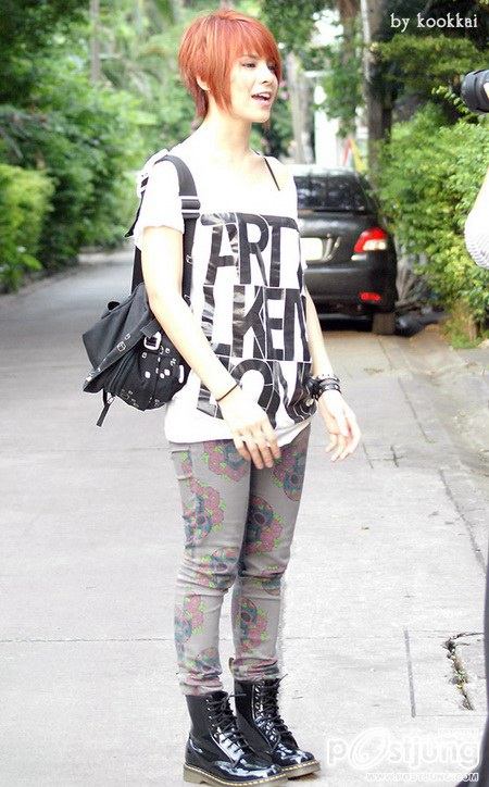 พะแพงAF4 ผมสั้นสีแดงสุดเท่